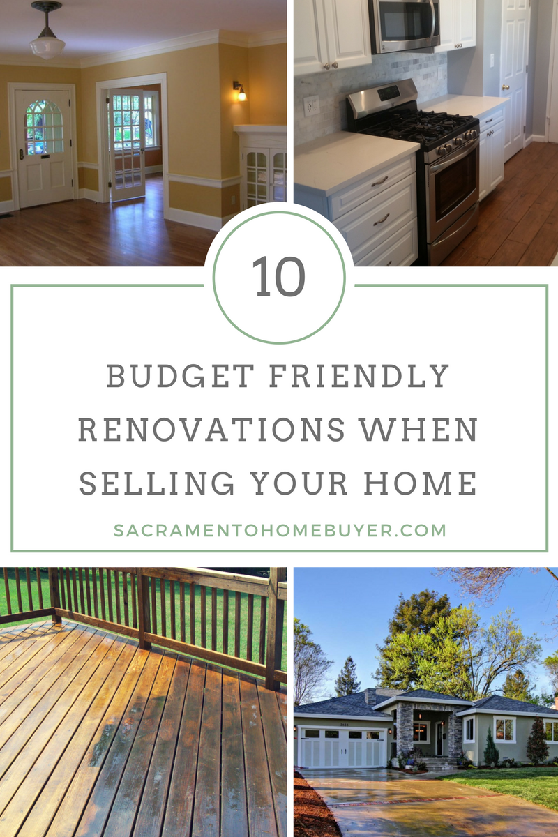 10 Budget Friendly Renovation Tips for Selling Your Home Sacramento